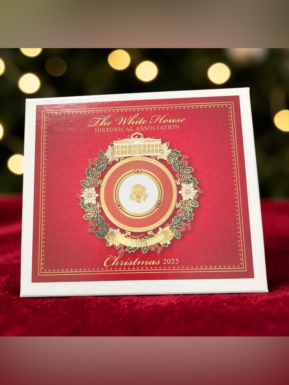 The White House Historical Association Christmas 2025 Ornament‎